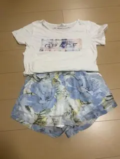 グレイル　花柄　ショートパンツ　イッカ　Tシャツ　2点セット