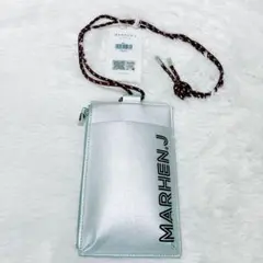 【新品】MARHEINJ マルヘンジェイ ショルダーストラップ　シルバー
