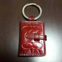 COACH コーチ ピクチャーフレーム　キーホルダー、チャーム　M25 COACH（コーチ）の「【コーチ】ピクチャー フレーム バッグ