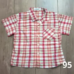 ぷち・たかお　チェック柄シャツ 95