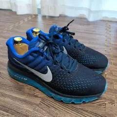 NIKE AIR MAX 2017 27.5cm ブルー 軽量