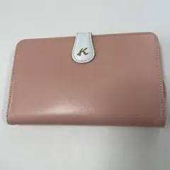 美品✨　キタムラ　二つ折り財布　可愛い ピンク　がま口