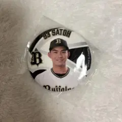 オリックス ガチャ 佐藤一磨 カンバッジ