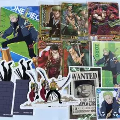 ワンピース　ONE PIECE ゾロ　シール　カード　セット　まとめ売り