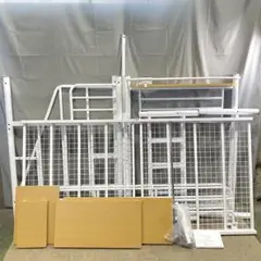 ＆ 【直接引き取り限定】 ニトリ パイプロフトベット HT70-102 ホワイト