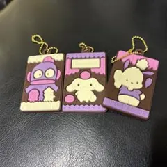 キャラパキ　ハンギョドン　シナモロール　ポチャッコ