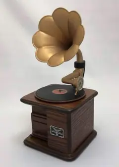 ゆ*ん様 Nipponophone 蓄音機 日本製 アンティーク ニッポノホン Japan Antique 蓄音機 ニッポノホン 動作品 ユーホン1号機