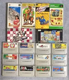 スーパーファミコンソフト18本セット 動作未確認