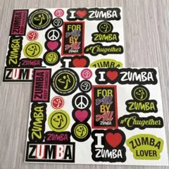 【新品未使用】　正規品　ZUMBA ステッカー　シール　2枚　。