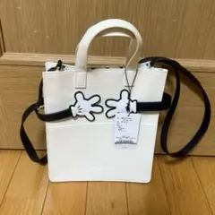 Areeam ミッキーショルダーバッグ オフホワイト