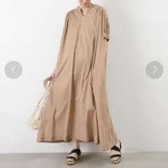 16,500円　LADY LUCK LUCA コットンボイルギャザーワンピース