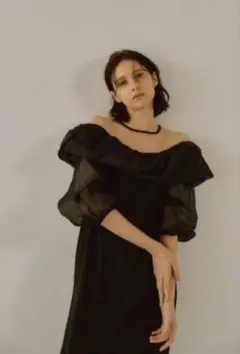 LE’RUREオフショルダーバルーンドレス/お呼ばれドレス/結婚式