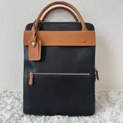 【美品】CYPRIS キプリス ビジネスバッグ リュック　黒 レザー シボ革