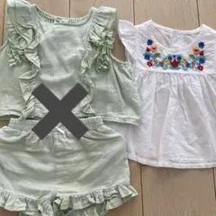 80センチ刺繍トップス