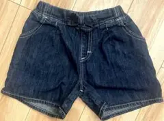 美品 EDWIN デニムハーフパンツ 130㌢