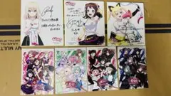【バンドリ！】10周年の軌跡展 入場特典 色紙 ブロマイド 全7枚セット