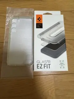 Spigen GLAStR EZ FIT Galaxy S23用ガラス+ケース