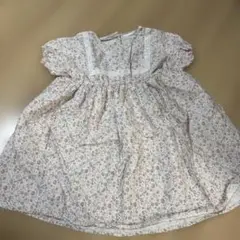 mamaraku 花柄 半袖 ワンピース 100