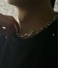 シルバー チェーンネックレス
