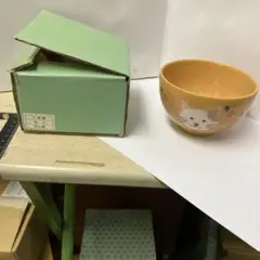 茶道具　ネコの小茶碗　新品未使用です。