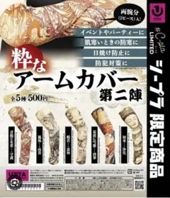 ガチャ第二陣　粋なアームカバー全５種フルコンプ