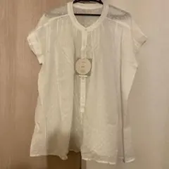 ホワイトドット柄シャツ 3Lサイズ