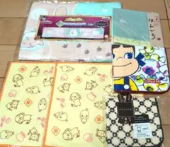 キャラクター　タオル　ハンカチ　6枚　セット　未使用