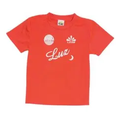 ルースイソンブラ 蛍光 ネオン オレンジ ロゴ プリント Tシャツ 半袖