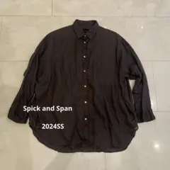 Spick and Span 80リネンカシュクールビッグシャツ