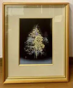 輪島塗　大角博明作　松葉模様　漆芸沈金　茶托　５客　共箱付き　本堅地 輪島塗 大角博明作 松葉模様 漆芸沈金 茶托 5客 共箱付き 本堅