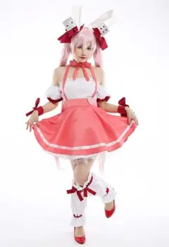 お値下げ中　デジキャラット　ラビアンローズ　コスプレ衣裳　M お値下げ中 デジキャラット ラビアンローズ コスプレ衣裳 M