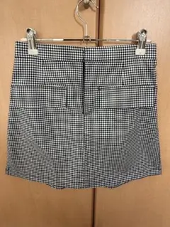 Heather チェック柄　ミニスカート