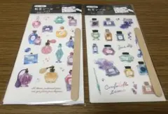♡インク・香水瓶柄　転写シール②枚set♡