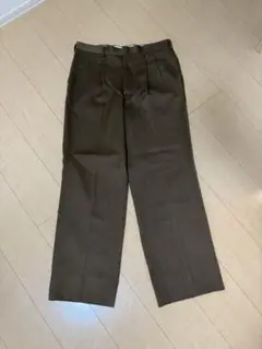 スラックス ワイドパンツ