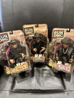 RUN DMC フィギュアセット JPN限定 JMJ追悼記念モデル RUN DMC x MEZCO Collectable Action Figure Jam Master Jay