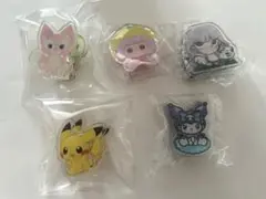 両面アクリルクリップ5個セット