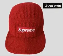 レア 美品 supreme シュプリーム ケーブル ニット キャップ