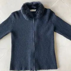 カネコイサオ ニットカーディガン うさぎ毛 合わせやすい ピンクハウス シビラ