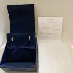 AHKAH クロスパヴェ ピアス