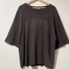 FRAMeWORK フレームワーク ロゴプリントハーフスリーブT