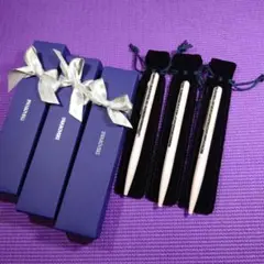 SWAROVSKI ボールペン 3本セット ギフトボックス付き