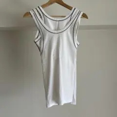 カレンテージ　レイヤード　ノースリーブトップス