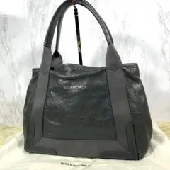 ✨超美品✨BALENCIAGA カバスS ハンドバッグ シワ加工 レザー グレー