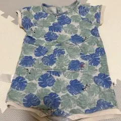 PETIT BATEAU プチバトー 半袖ロンパース　80