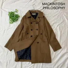 MACKINTOSH PHILOSOPHY ダブルロングコート 裏地総柄