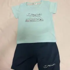 130すみっコぐらし いっぱい セットアップ 女の子 半袖 半ズボン