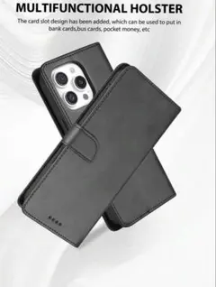 iPhone16e手帳型ケース ブラック