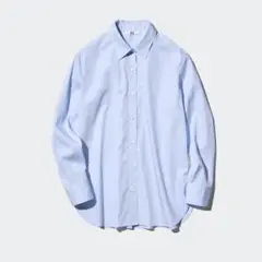 UNIQLO ユニクロ コットンシャツ ブルー XL 大きめ