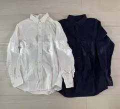UNIQLOユニクロ◾️ボタンダウンシャツ Mサイズ　2枚セット