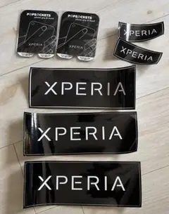 Xperia 非売品ステッカー、スマホグリップセット